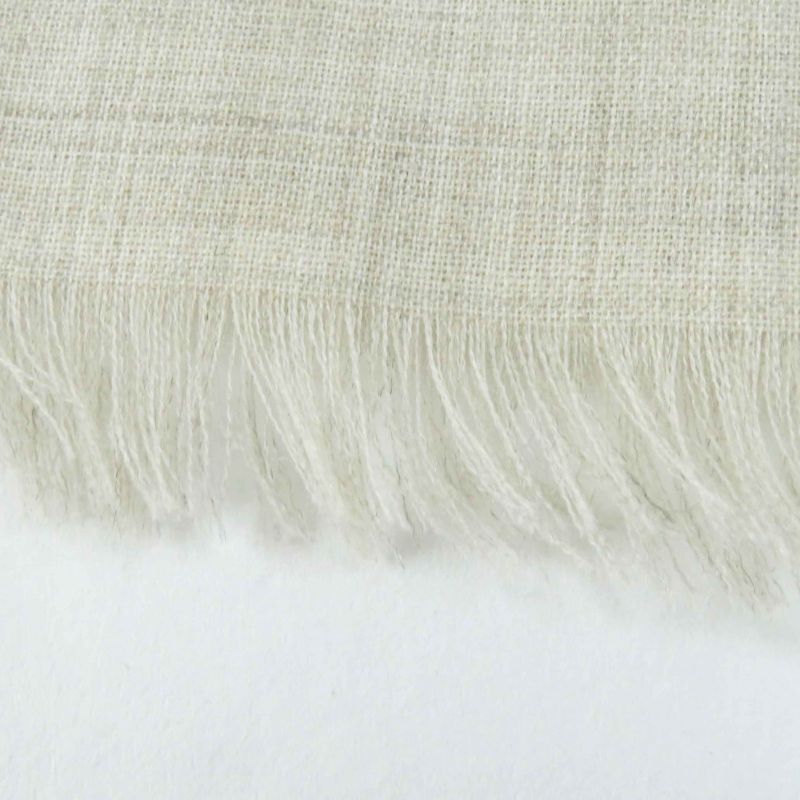 Hermes Les Rubans D'Hermes Ribbon 100% Cashmere Stole Beige Multi With Box