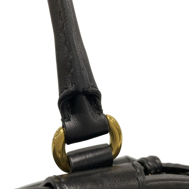 Gucci GG Running Tote 247183 Black Leather