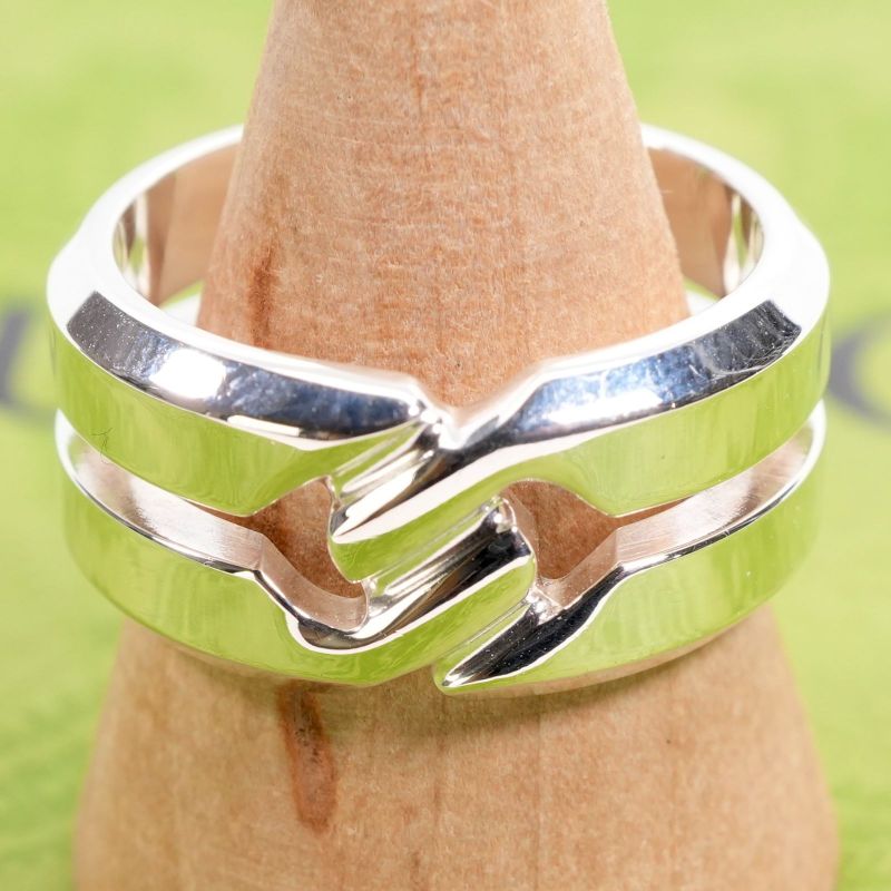 #18 Gucci Infinity Knot Wide Ring 24-5725s