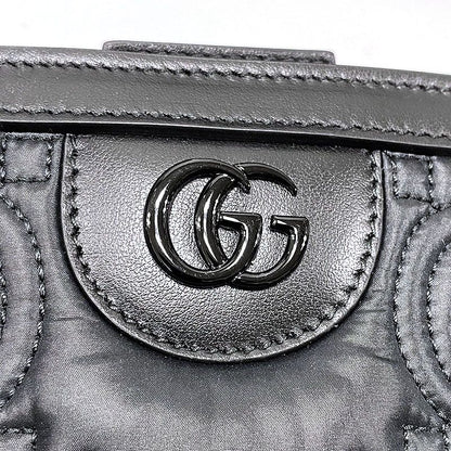 Gucci Ggmatelasse Medium Tote Bag 631685 Black Nylon A4 Size