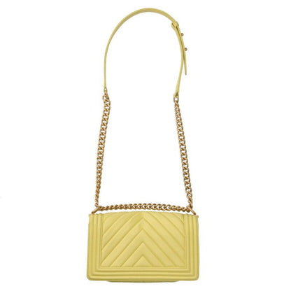Chanel Boy Chanel 25 Calfskin Chevron Shoulder Bag For Men