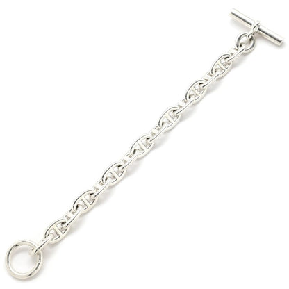 Hermes Bracelet Chaine D'ancre MM Silver 925 Silver 15 Frames Star Ring Silver