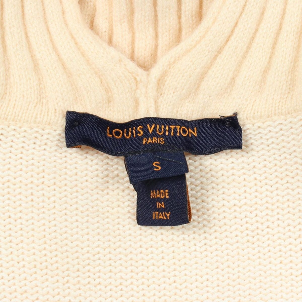 Louis Vuitton Knit High Neck Pu7 Cashmere Sweater — view 3