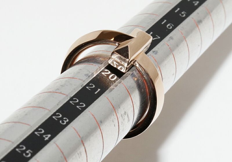 Tiffany & Co Ring 18K Pink Gold T One Ring Width 45mm (018in)