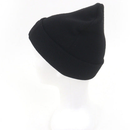 Gucci Logoworkman Beanie Knit Cap Hat Black Sweater — view 2