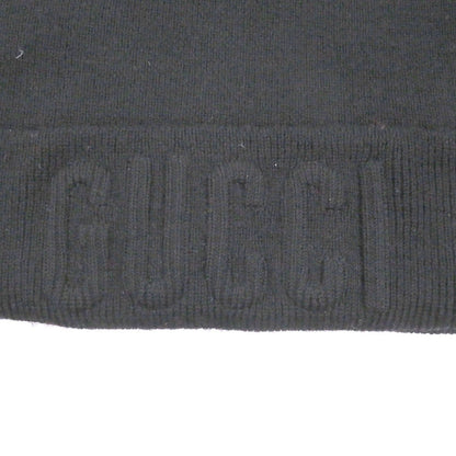Gucci Logoworkman Beanie Knit Cap Hat Black Sweater — view 5