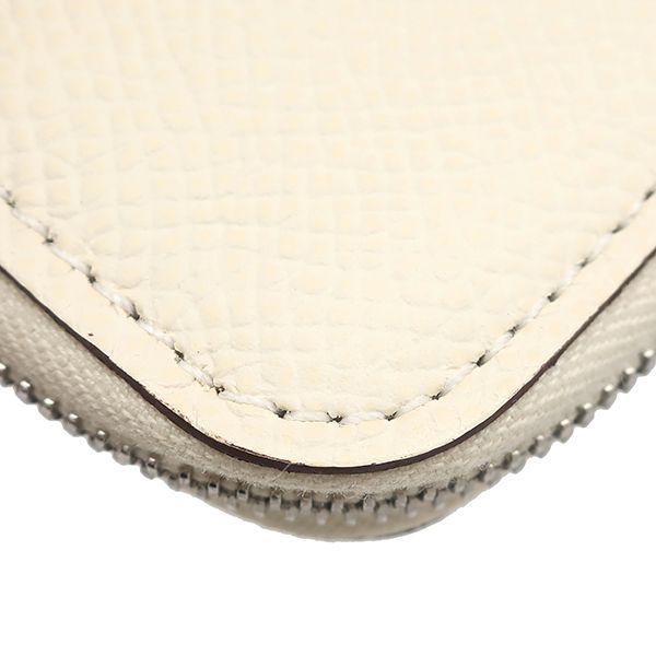 Hermes Coin Case Azap Silk Inn Mini Compact Vaux Epson Nata Silver Hardware Off