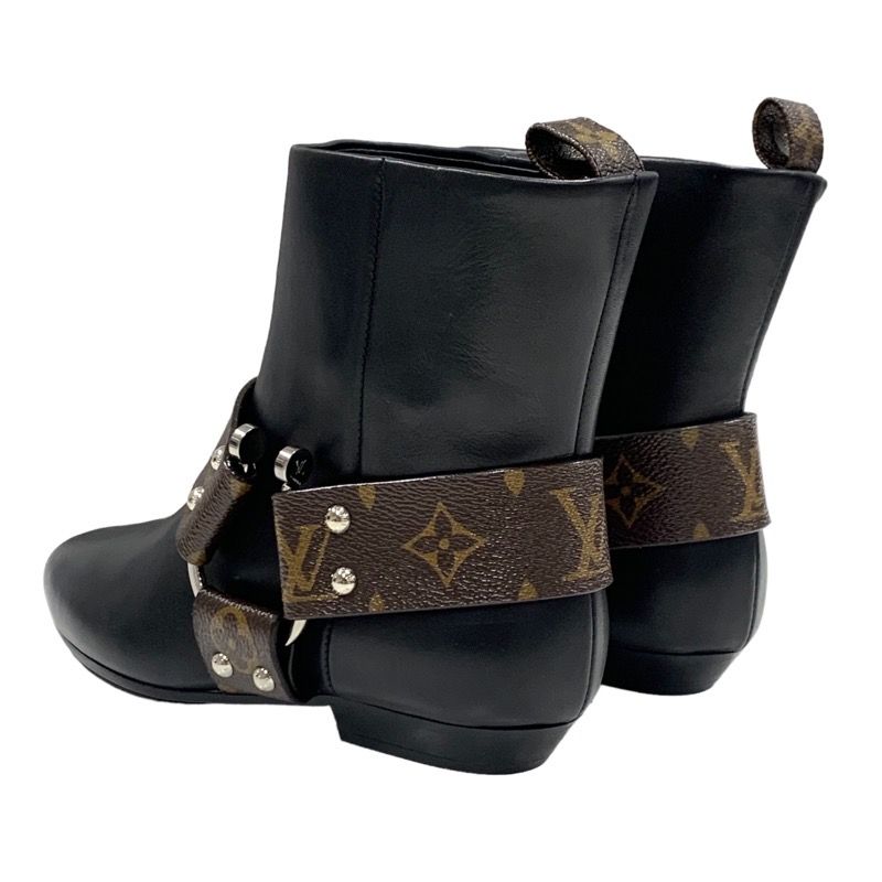 Unused Louis Vuitton Rhapsody Line Monogram Boots Short Boots Ankle Boots