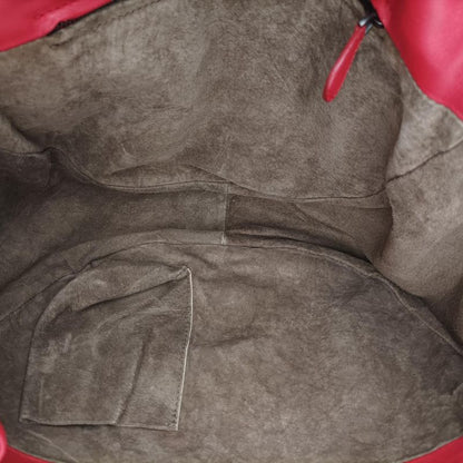 Bottega Veneta Intrecciato Red Lambskin B00903924u