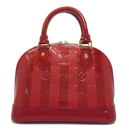 Louis Vuitton M91593 Alma BB Rayures Handbag Vernis Women