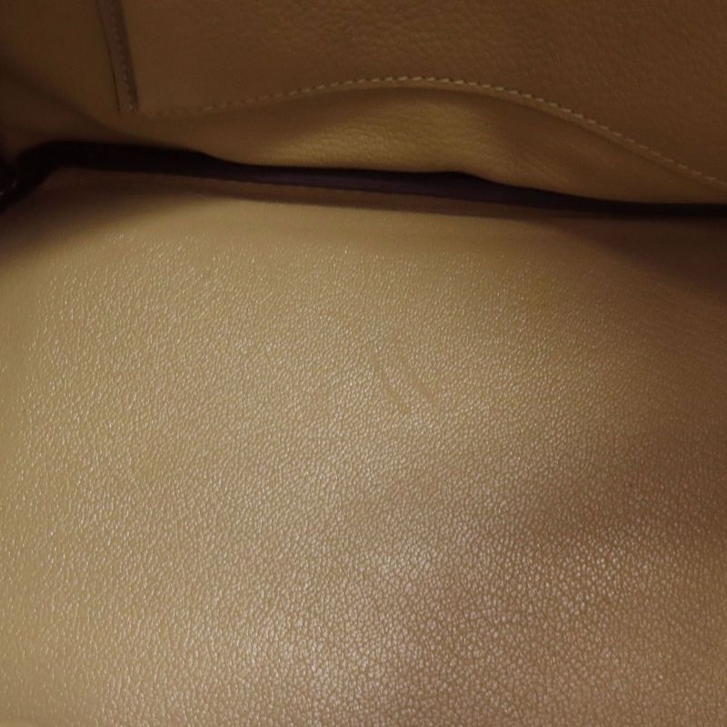 Hermes Birkin 30 Trench Gold Hardware Handbag Taurillon Women