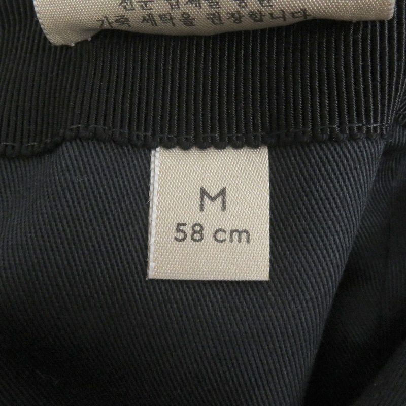 Gucci 576253 GG Canvas Logo Patch Baseball Cap Hat Black M/58cm (22.83in) Made