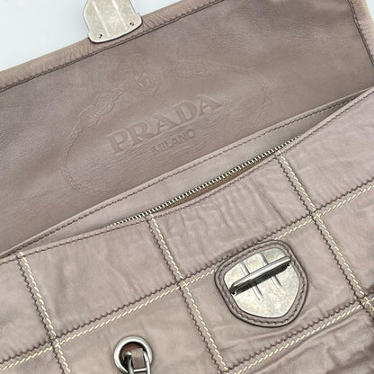 Prada Chain Shoulder Bag Leather Galante — view 12