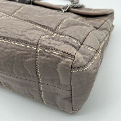 Prada Chain Shoulder Bag Leather Galante — view 9