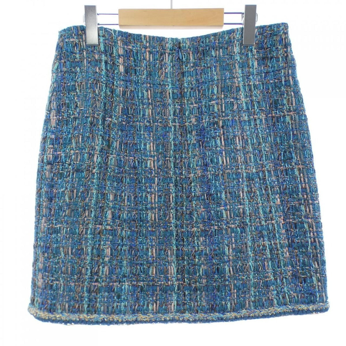 Chanel Skirt Green 38 Glittery Feel — view 2