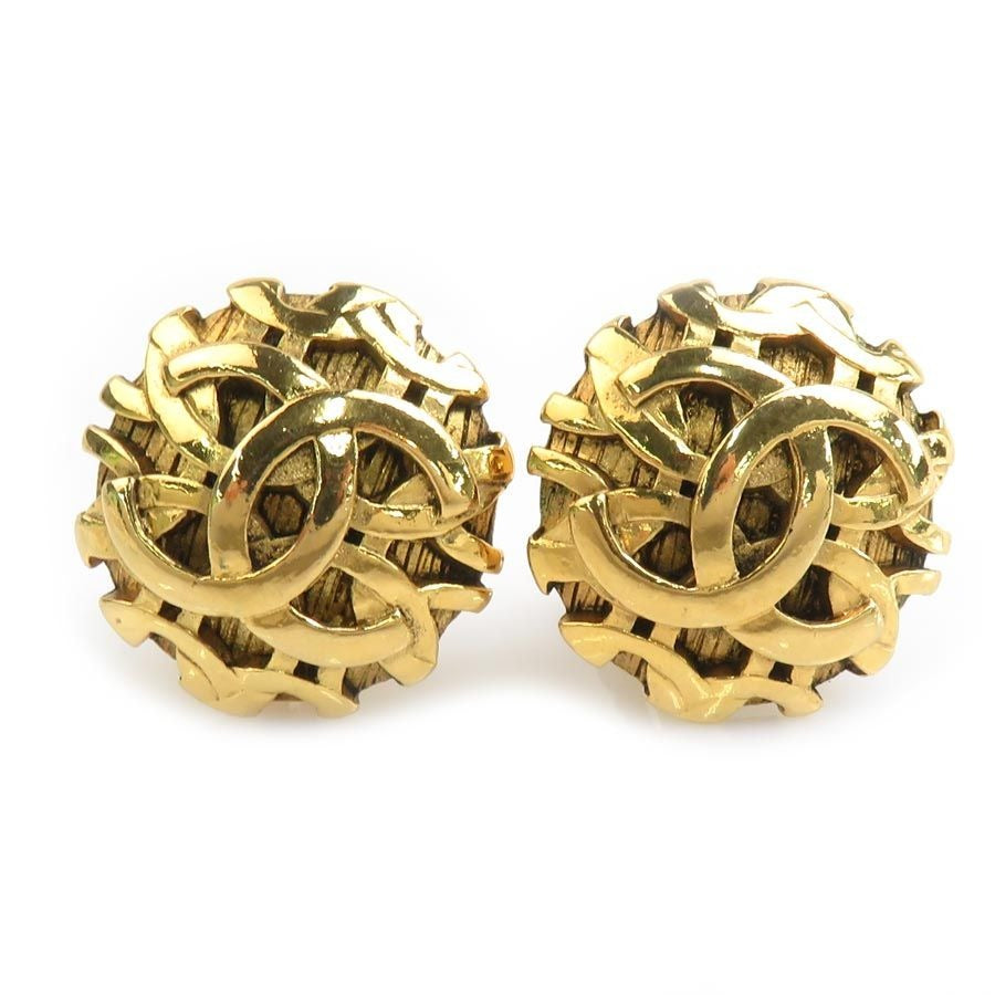 Chanel Earrings CC Logo