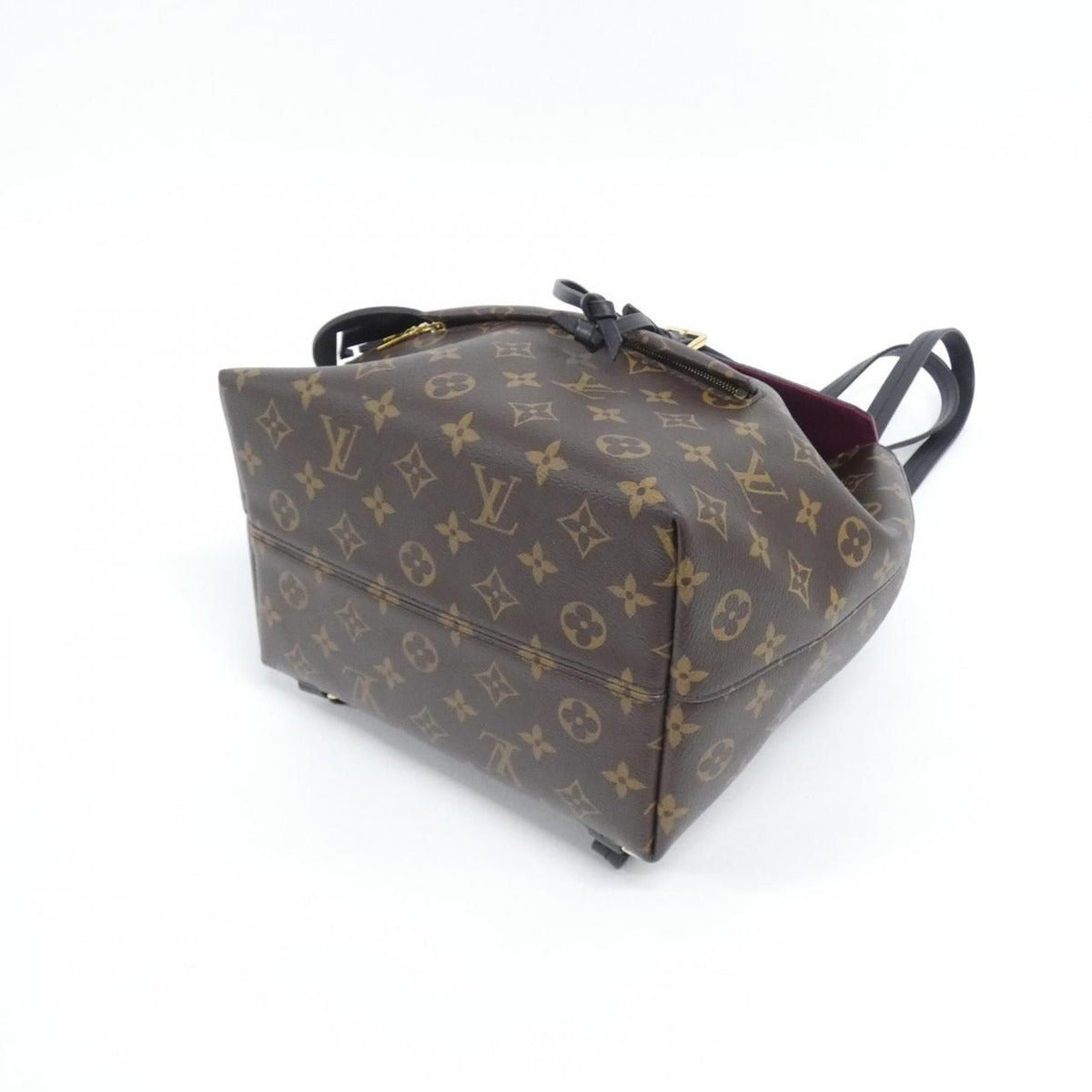 Louis Vuitton Monogram Montsouris PM Backpack Brown Marron — view 3