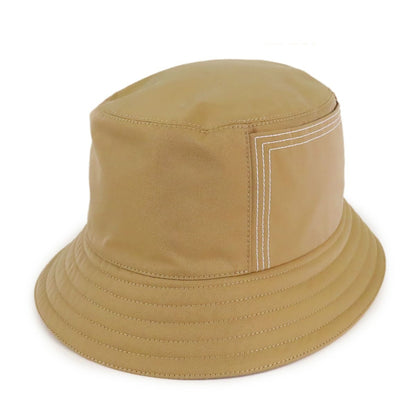 Hermes Fred Stitch Bucket Hat Beige Cotton 59 Hat