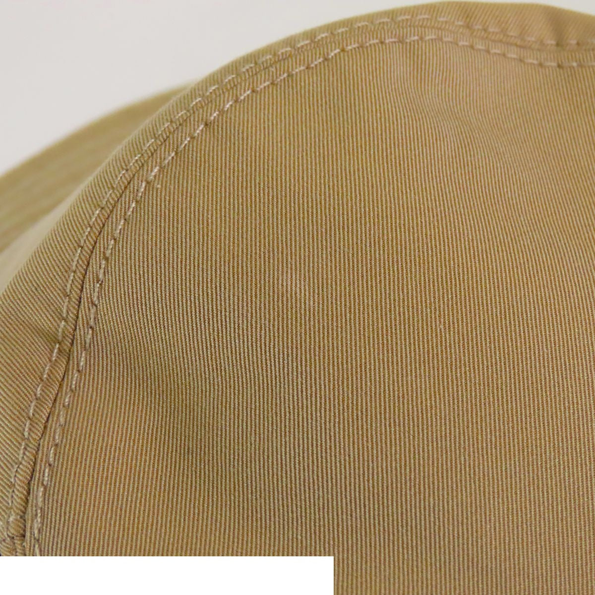 Hermes Fred Stitch Bucket Hat Beige Cotton 59 Hat — view 4