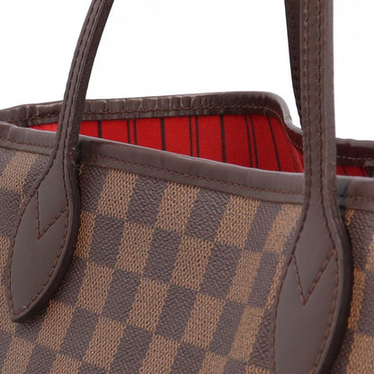 Louis Vuitton Neverfull MM Damier Tote Bag Damier Canvas N51105 Brown Ladies