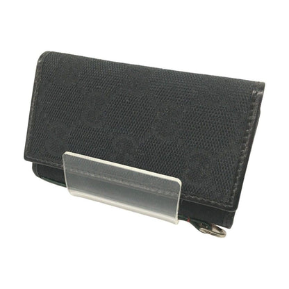 Gucci GG Canvas Key Case 6 Rows Black