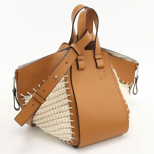Loewe Hammock Bag Small 2-Way Handbag Calf Cotton