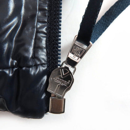 Moncler Maya Logo Patch with Hood Down Jacket Navy Cm Hanger Garment Kids — view 9