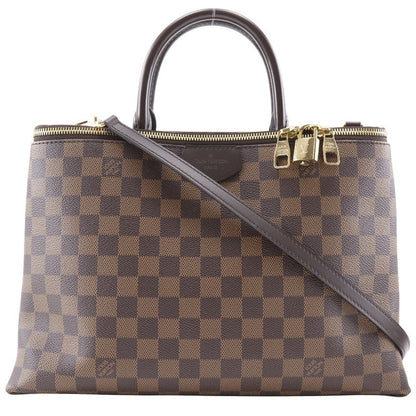 Louis Vuitton Brompton 2-way Shoulder N41582 Damier Canvas Brown Tr0186 Ladies