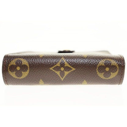 Louis Vuitton Compact Zip Bifold Wallet Zip Around Monogram Canvas Brown Aa — view 3
