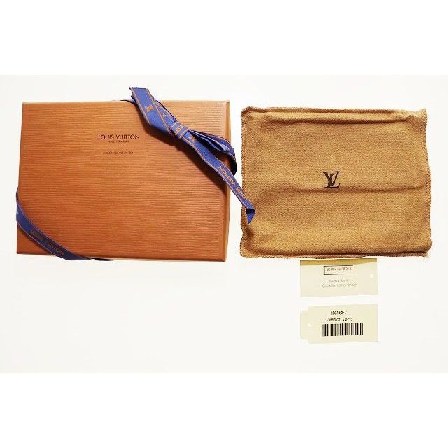 Louis Vuitton Compact Zip Bifold Wallet Zip Around Monogram Canvas Brown Aa — view 9
