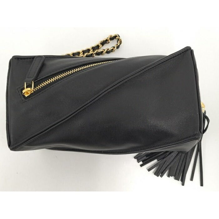 Chanel Clutch with Chain Lambskin Black Ap4686 — view 2
