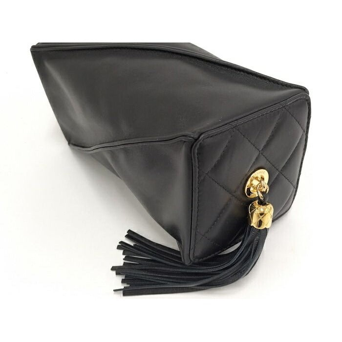 Chanel Clutch with Chain Lambskin Black Ap4686 — view 5