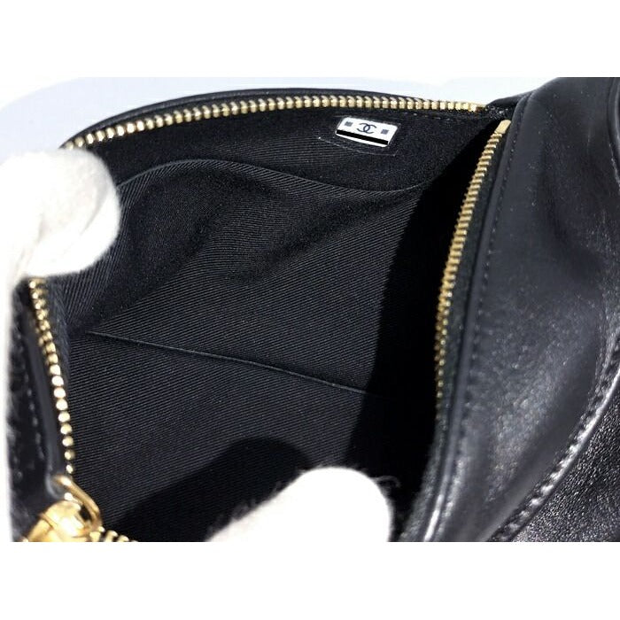 Chanel Clutch with Chain Lambskin Black Ap4686 — view 10