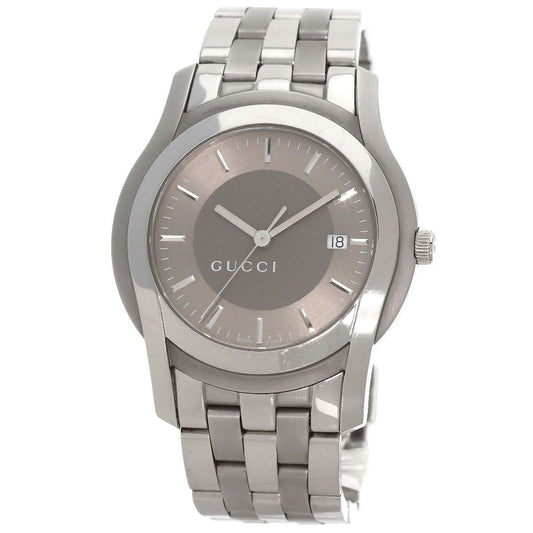 Gucci Round Face Watch SS