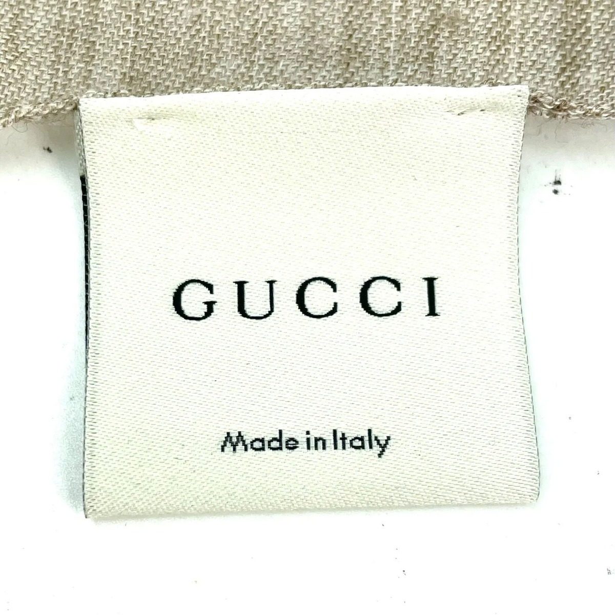 Gucci GG Pattern Wool Cashmere Scarf Large — view 8