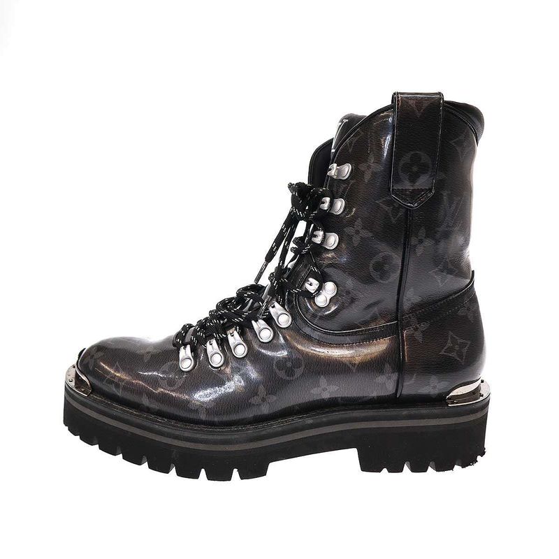 Louis Vuitton 18aw Outland Line Monogram Boots Black 7