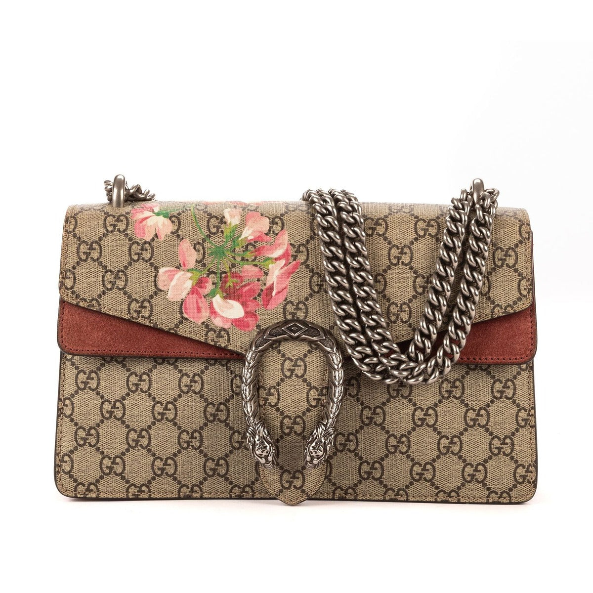 Gucci Blooms Dionysus Beige Burgundy Supreme Canvas Jacket