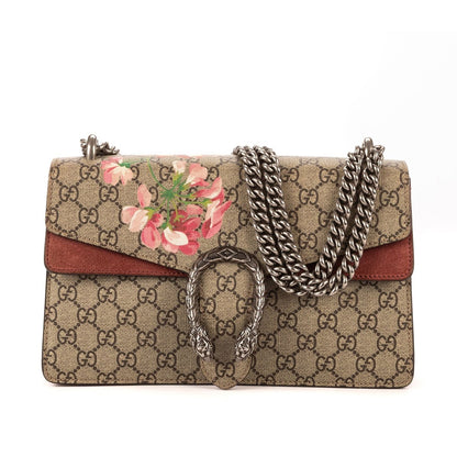 Gucci Blooms Dionysus Beige Burgundy Supreme Canvas Jacket