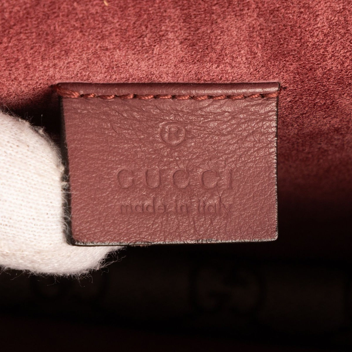 Gucci Blooms Dionysus Beige Burgundy Supreme Canvas Jacket — view 10