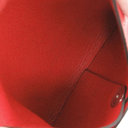 Hermes Bastia Evercolor Rouge Coup Silver Hardware Z Engraved (2021) Coin Case