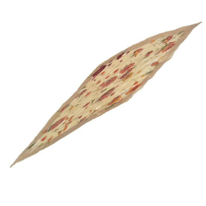 Hermes LA Rosee Anne Gavarni Rose Drop Scarf Silk Pleated Beige With Box