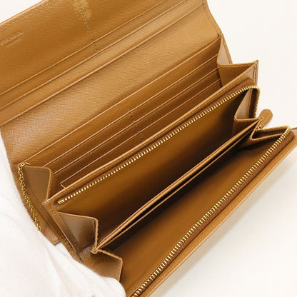 Prada Saffiano Leather Wallet 1m1349 Long Wallet With Di-fold Coin Purse