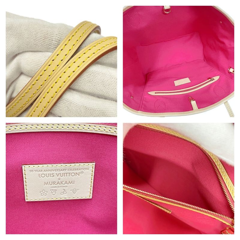 Louis Vuitton M13271 Monogram PVC X Takashi Murakami Neverfull MM 395930