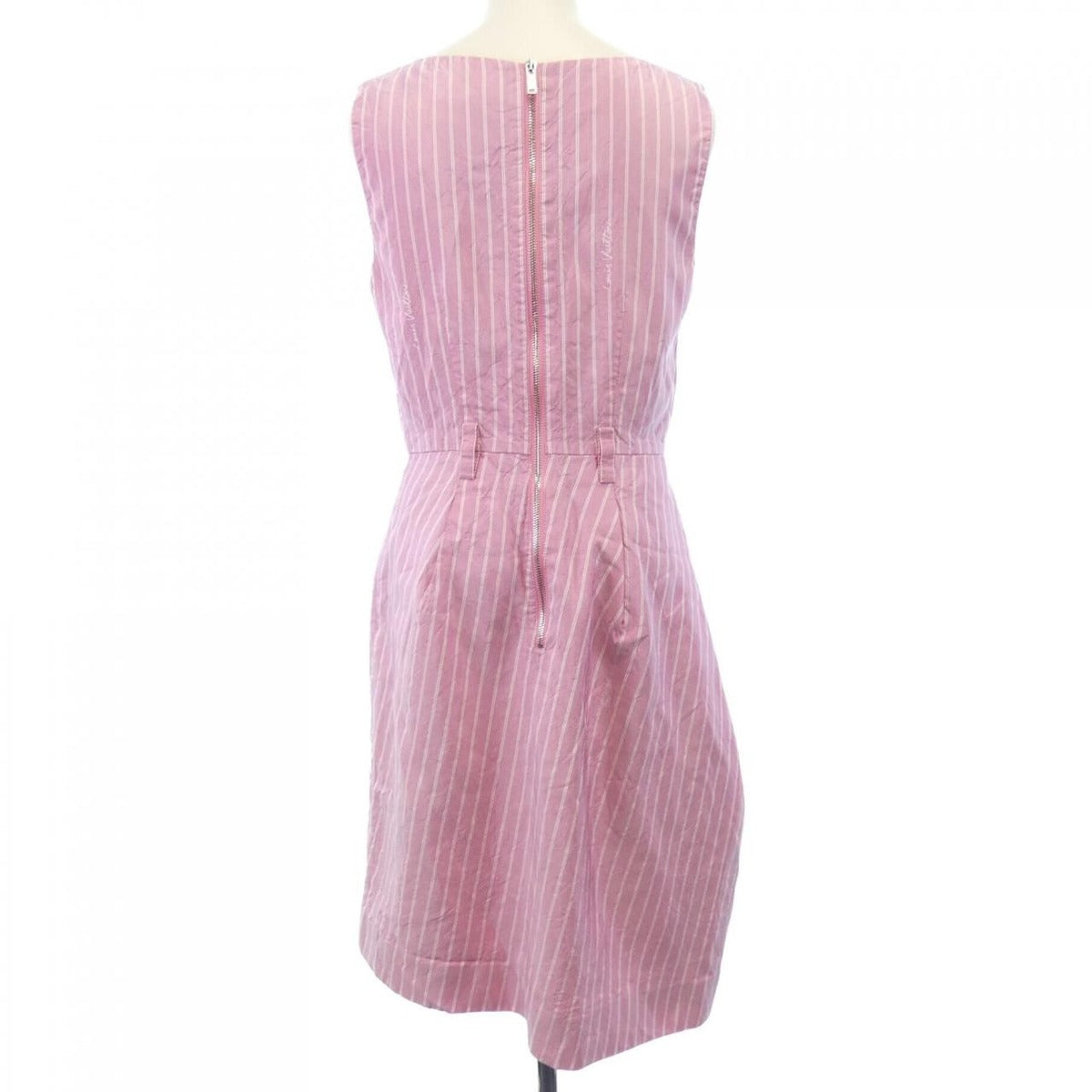 Louis Vuitton Dress Silk Pink — view 2