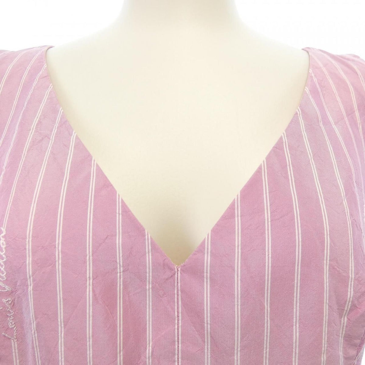 Louis Vuitton Dress Silk Pink — view 5