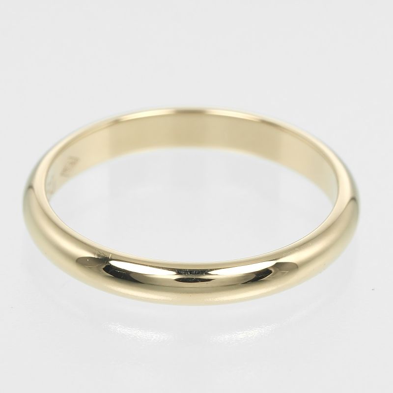 Cartier 1895 Wedding 2.5mm (0.10in) Model 18K Yellow Gold #8 Ladies 2g Ring