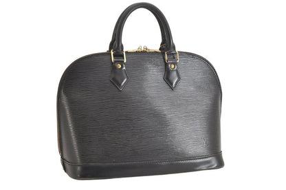 Louis Vuitton Epi Alma PM Handbag Black M40302 LV 2956n