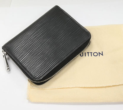 Louis Vuitton Coin Case Epi Noir Black Zippy Coin Purse M60152