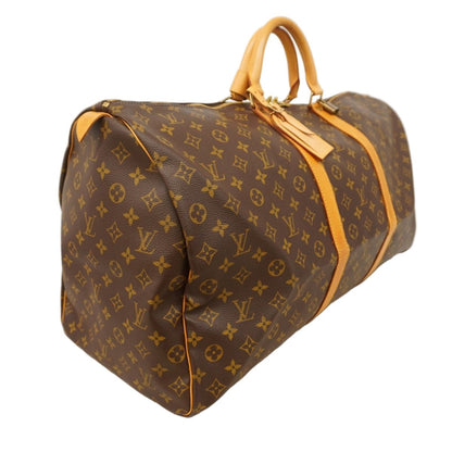 Louis Vuitton Boston Bag Monogram Keepall 60 Brown — view 2