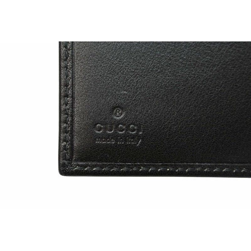 Gucci Wallet Bifold Billfold Leather Black 034.1408 — view 7